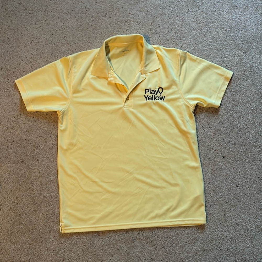 Play yellow golf polo